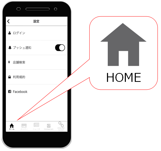 HOME画面